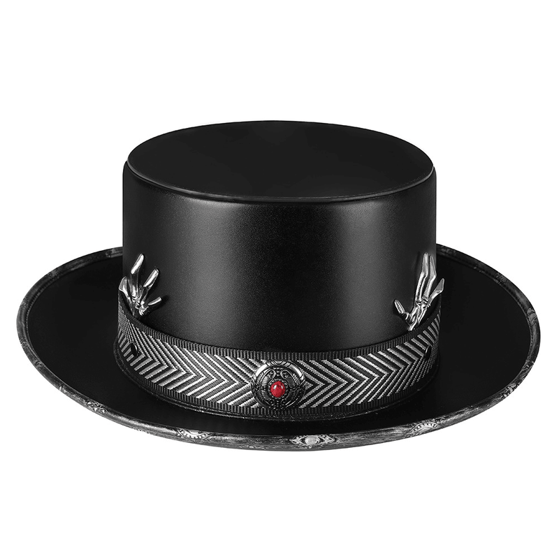 PU leather plague doctor top hat - MRSLM