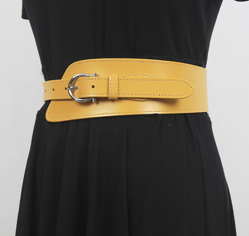 Women's retro cowhide waist belt - MRSLM