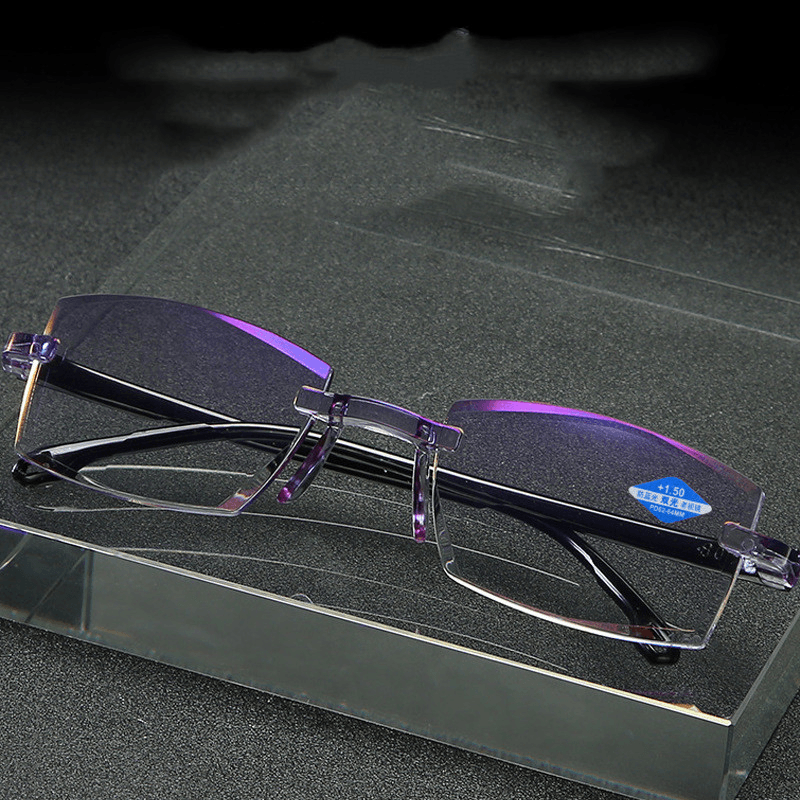 diamond cut anti-blue light reading glasses - MRSLM