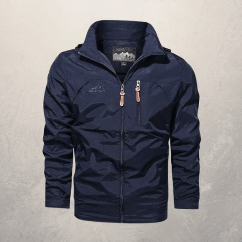 windproof casual hooded jacket, view 3 - MRSLM