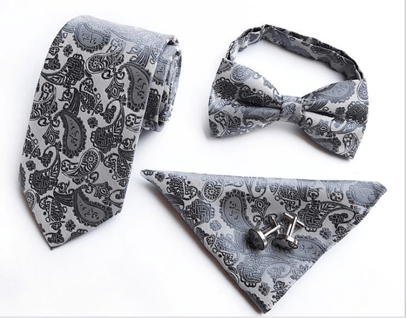 men's jacquard tie, view 3 - MRSLM