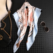 artificial silk sunshade square scarf, view 5 - MRSLM