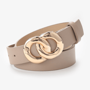 women's chain buckle belt, view 2 - MRSLM