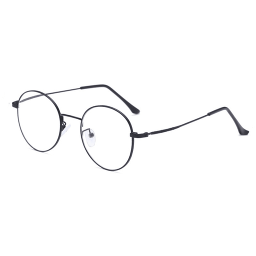 round flat mirror glasses with full metal frame - MRSLM