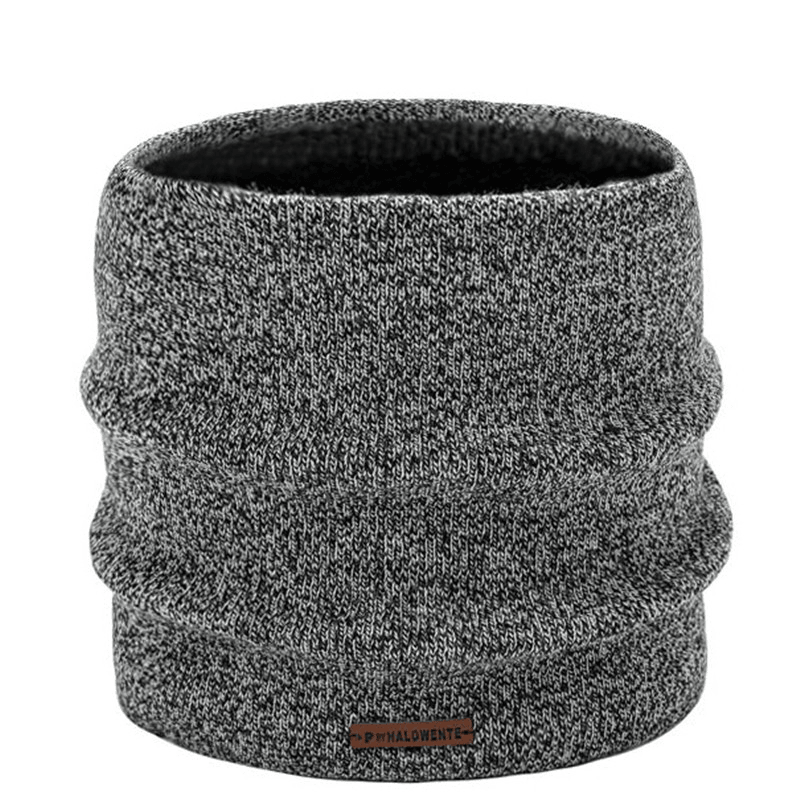 men's knitted pullover scarf, view 8 - MRSLM