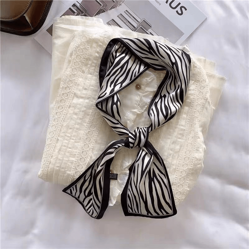 women's retro tie hair ribbon headband, view 5 - MRSLM