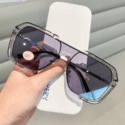 one-piece big frame aviator sunglasses, view 9 - MRSLM