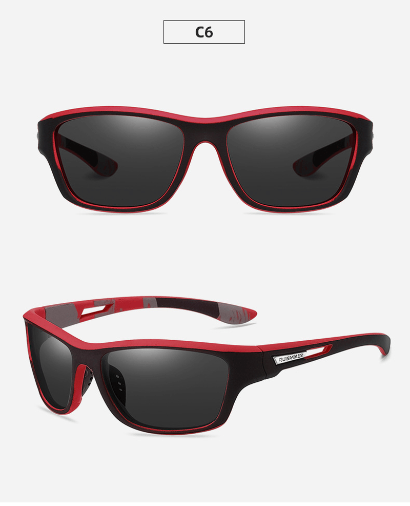 square polarized vintage sunglasses, view 2 - MRSLM