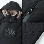 men's stand collar padded jacket, view 6 - MRSLM