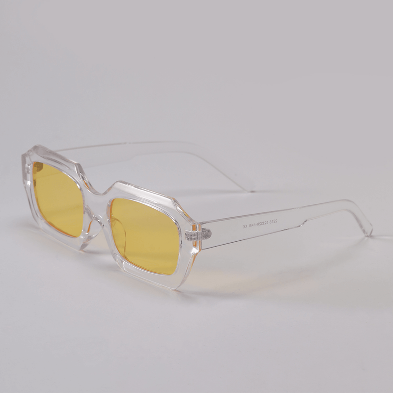 retro oversized square sunglasses, view 7 - MRSLM