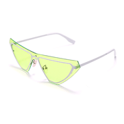 women's rimless one-piece sunglasses, view 3 - MRSLM