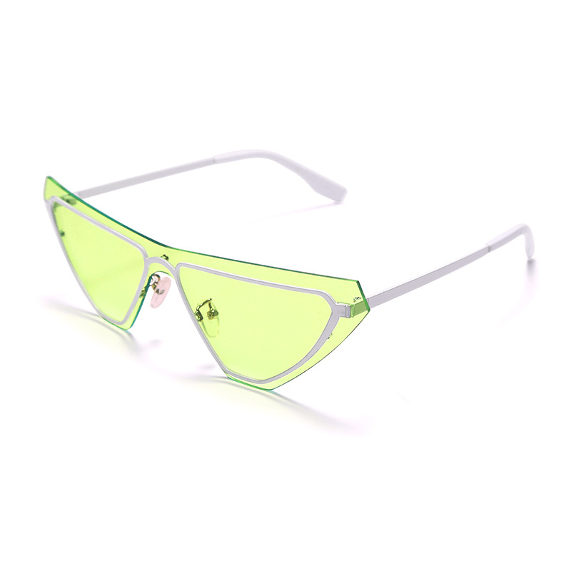 women's rimless one-piece sunglasses, view 3 - MRSLM