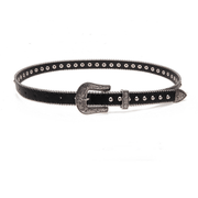 Women's metal rivet belt, view 3 - MRSLM