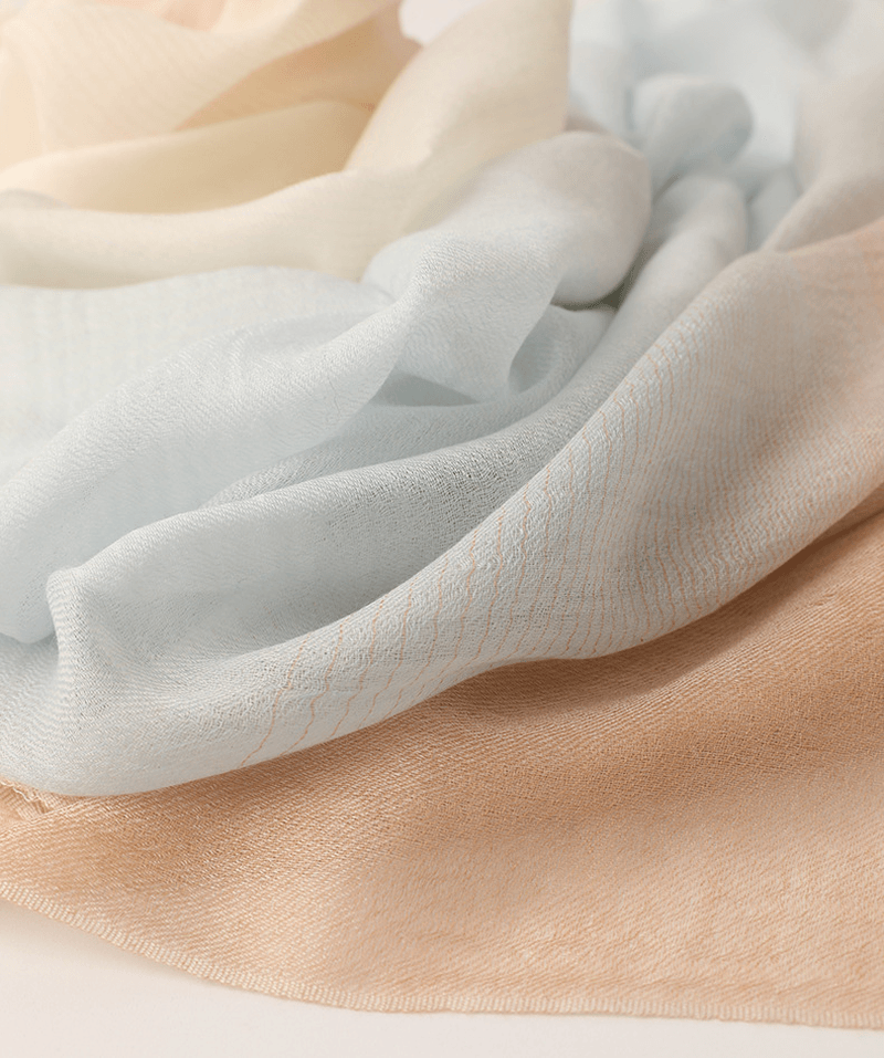 Gradient color matching long shawl, view 13 - MRSLM