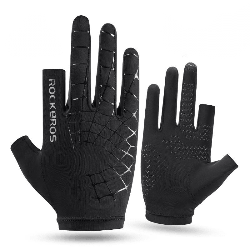 Ice Silk Gloves Sunscreen Men'S and Women'S Cycling Gloves - MRSLM