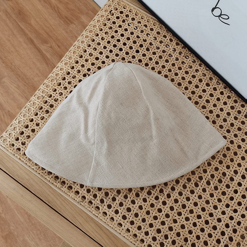 cotton linen bucket hat, view 6 - MRSLM