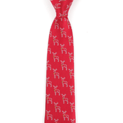 men's christmas print tie, view 2 - MRSLM