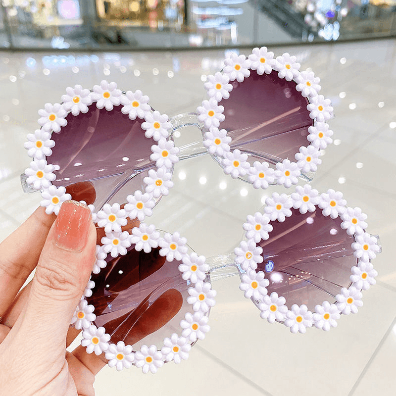 cute flower kids' sunglasses, view 2 - MRSLM