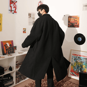 Men's mid-length woolen coat, view 6 - MRSLM