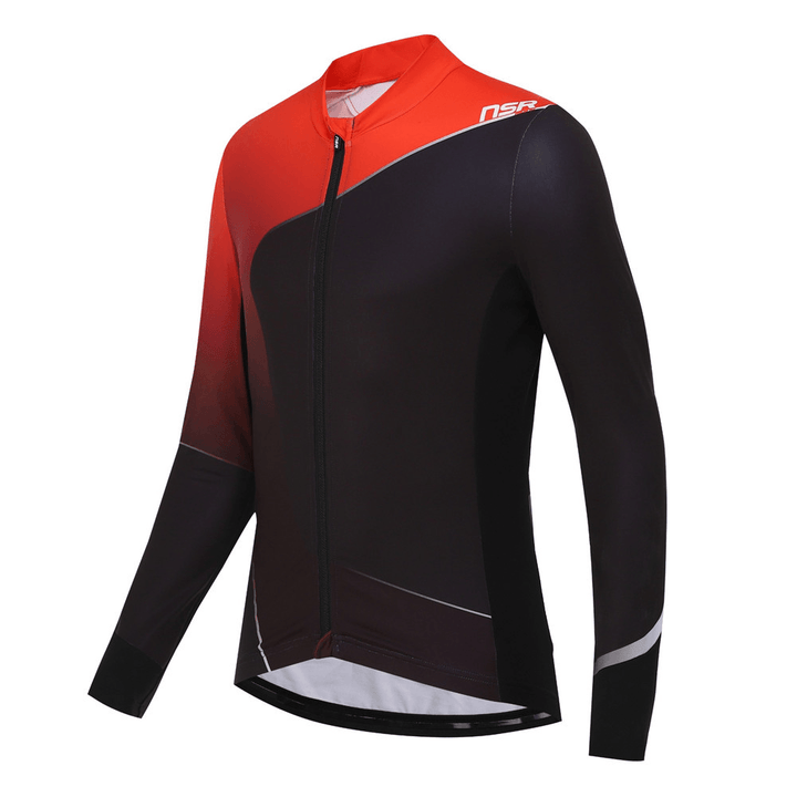 Winter Warm Fleece Long-Sleeved Cycling Jersey Top - MRSLM