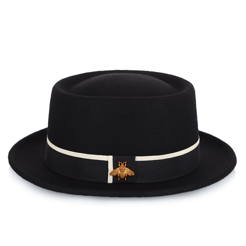 Women's wool top hat, view 6 - MRSLM