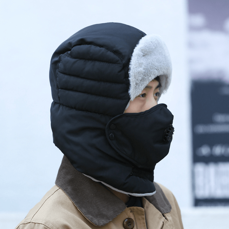 cold-proof cotton ear protection hat, view 5 - MRSLM