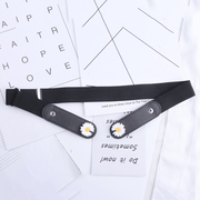 denim style elastic belt, view 2 - MRSLM
