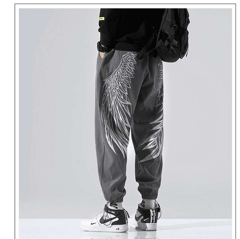 Men'S Printed Loose Harem Casual Trousers - MRSLM