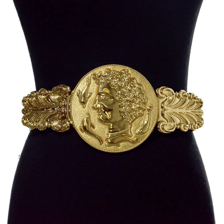 Ladies Metal Gold Lion Head Girdle - MRSLM