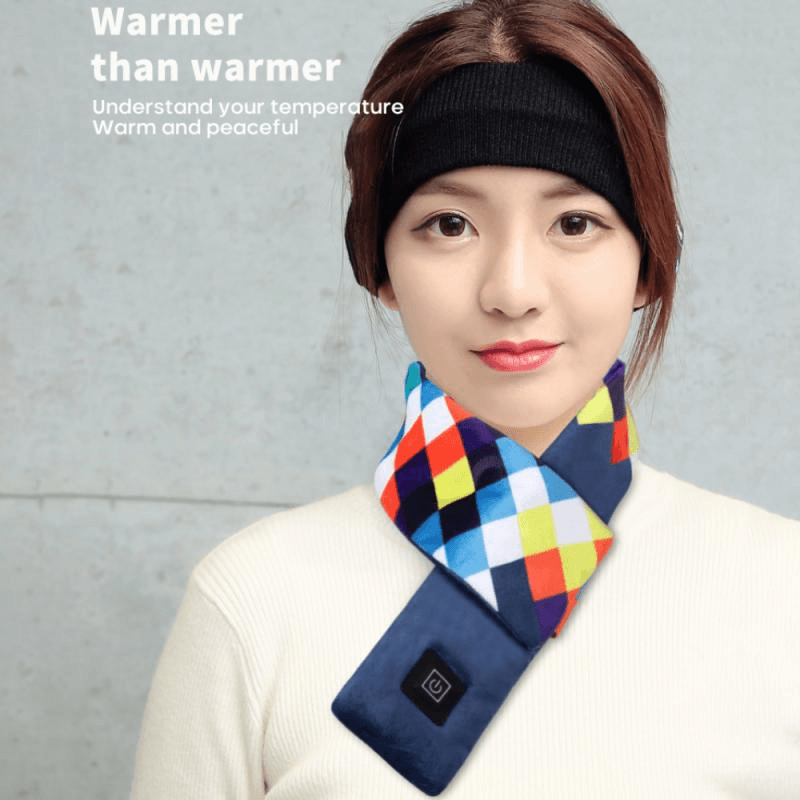 heated winter scarf with power bank - MRSLM