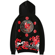 Hip-Hop Loose plus Size Pullover Hoodie Sweater - MRSLM
