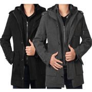 men's winter mid-length slim windbreaker - MRSLM
