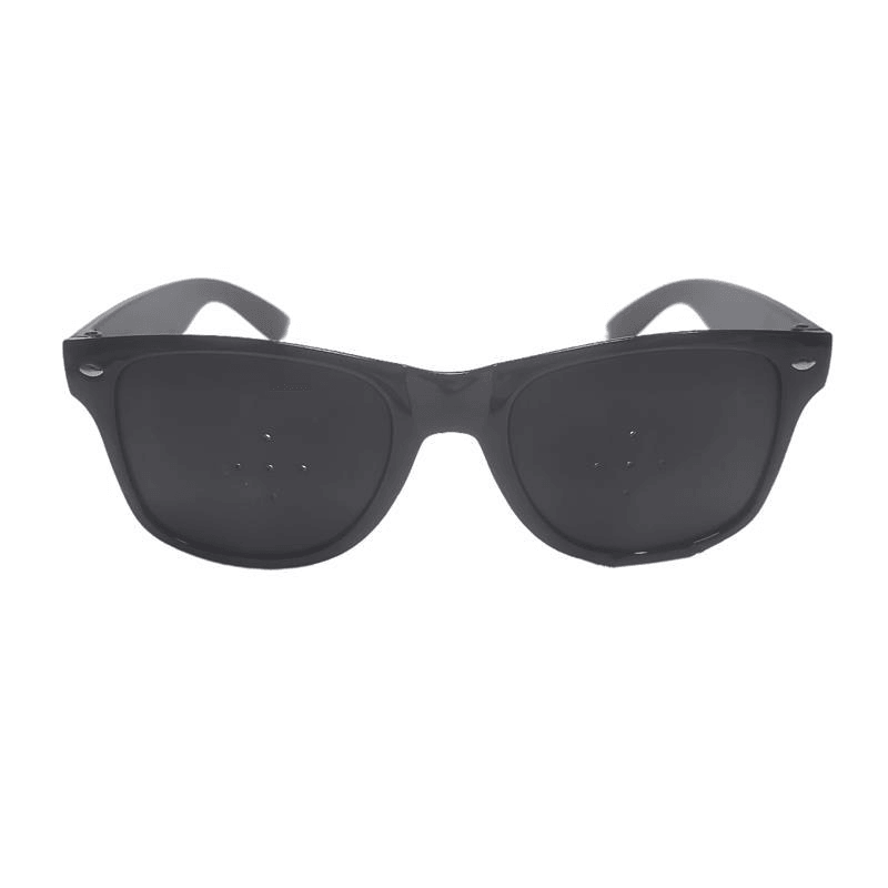Children's black goggle eyeglasses, view 2 - MRSLM