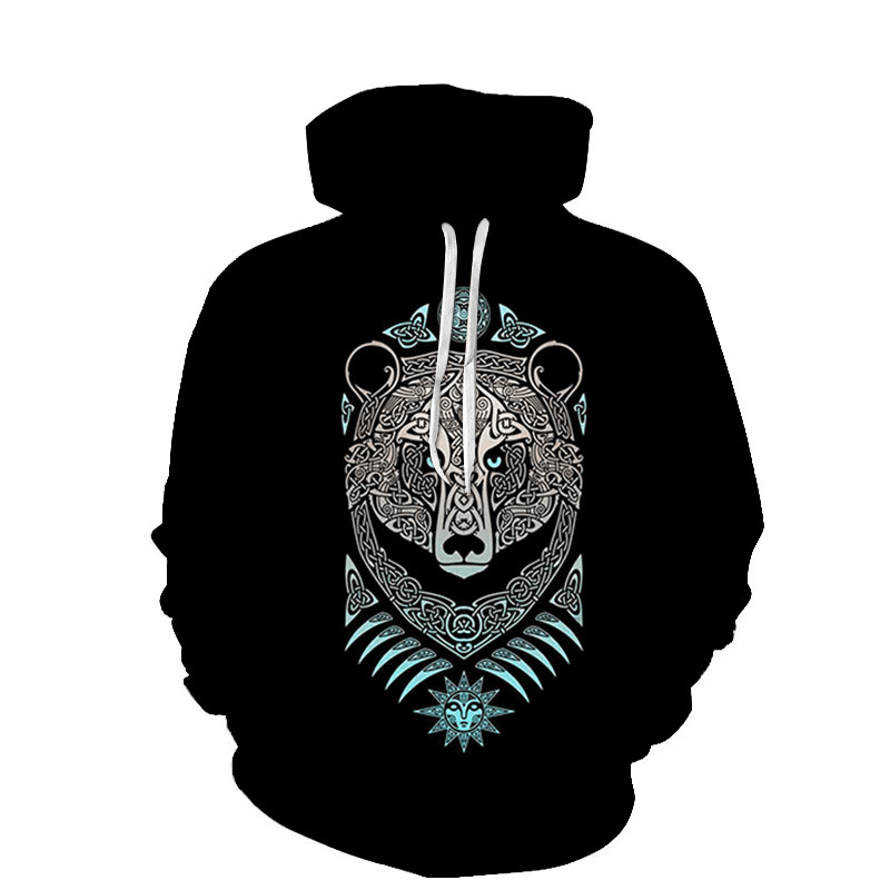 3D Digital Printing Couple Hoodie Casual Baseball Jacket