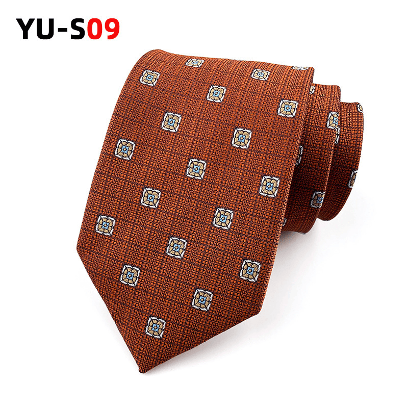Men's retro jacquard tie, view 10 - MRSLM