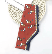 women's retro tie hair ribbon headband, view 3 - MRSLM