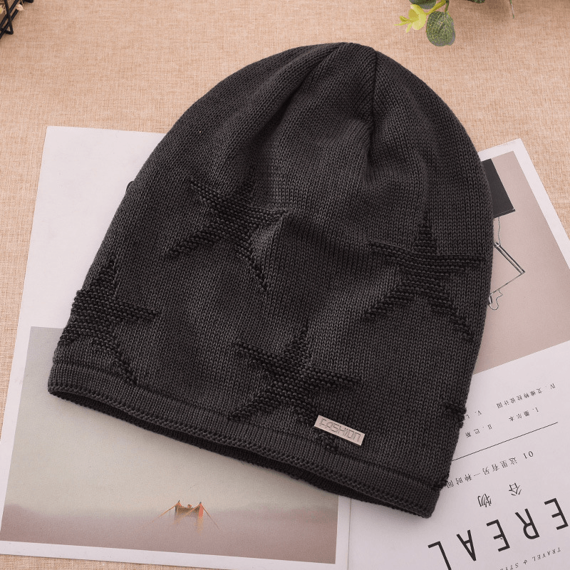 men's knitted wool cap, view 18 - MRSLM