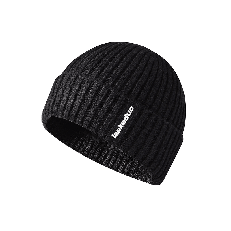Embroidered dome knit hat, view 3 - MRSLM