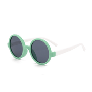 Kids' round polarized silicone sunglasses, view 4 - MRSLM