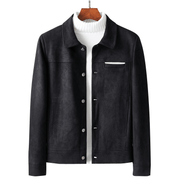 mens slim lapel velvet jacket, view 5 - MRSLM