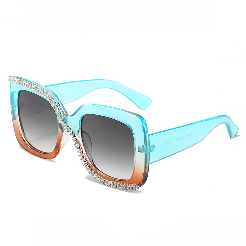 Women's handmade diamond sunglasses, view 4 - MRSLM
