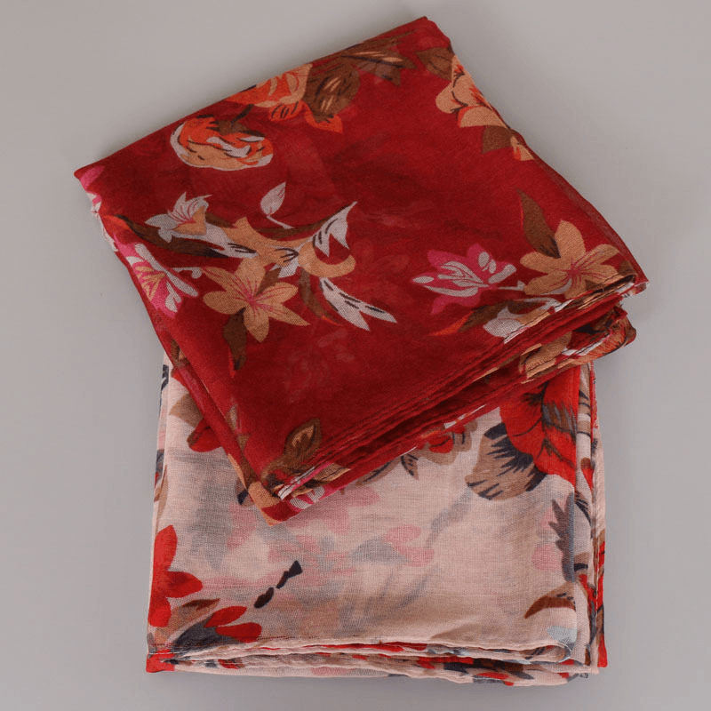 ladies printed Bali yarn scarf, view 10 - MRSLM