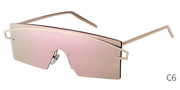 Large frame ocean lens sunglasses, view 4 - MRSLM