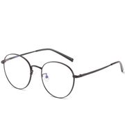 Metal full frame flat mirror glasses, view 3 - MRSLM