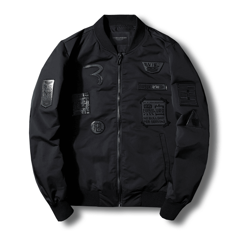men's baseball collar zip jacket - MRSLM