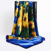retro silk satin square scarf, view 13 - MRSLM
