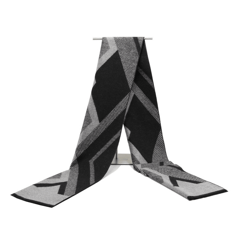 Men's High-End Fashion Diamond Plaid Scarf