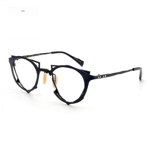 handmade irregular titanium glasses frame - MRSLM
