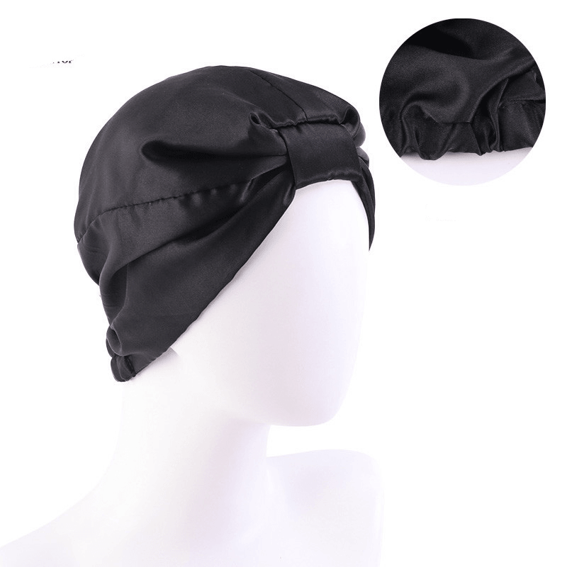 contrast knotted bandana hat, view 3 - MRSLM