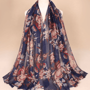 ladies printed Bali yarn scarf, view 4 - MRSLM